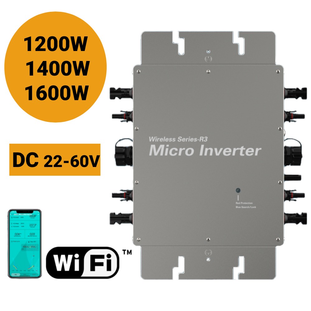 Micro Inverter 1400W Solar Grid Tie - Grid Tie Watt Inverter Mikro Surya