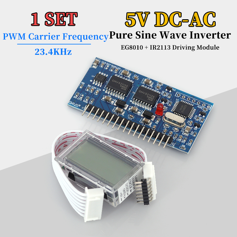 Egs002 Pure Sine Wave Inverter Driver Board - 5V DC-AC Inverter Gelombang Sinus Murni