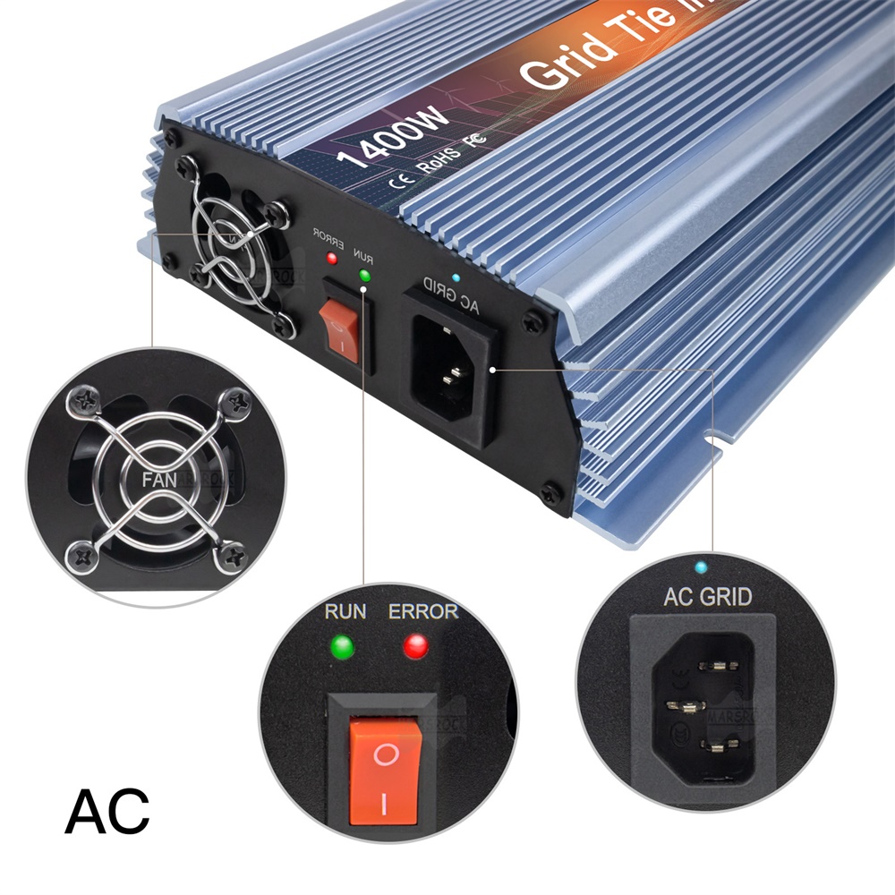 Inverter tenaga surya mikro Gr - Micro Inverter 1400W Solar Grid Tie ulasan dan harga